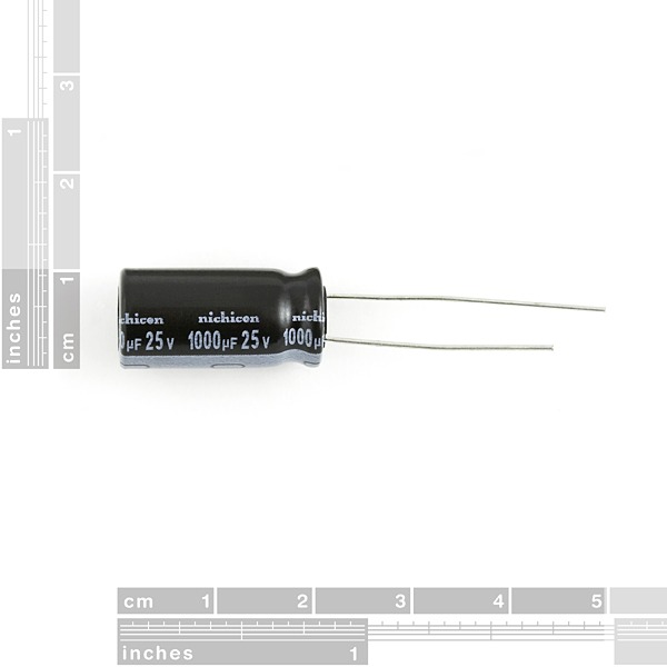 1000UF 25V Aluminium Electrolytic Capacitor