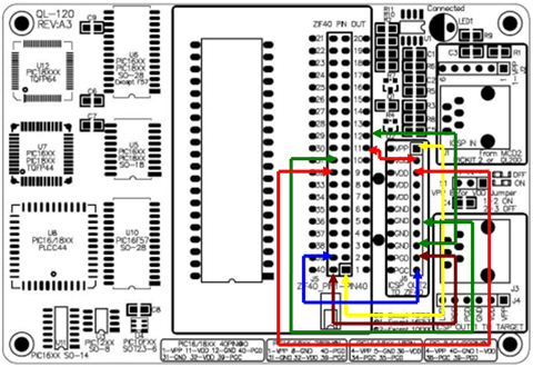 Ql1201 Universal Programming Module For ICD2 And Pickit2