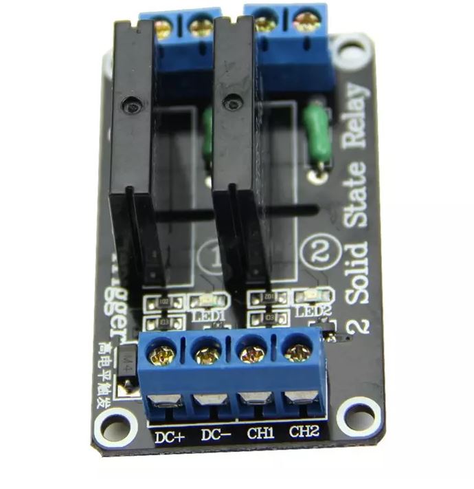 2 Channel 5V DC Relay Module Solid State Low Level trigger