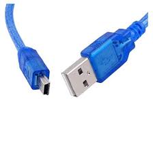 USB to Mini USB Cable 30cm For Arduino NANO – Compact Power & Data Cable