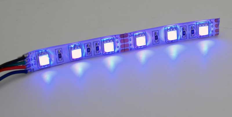 44-Key RGB LED Controller with IR Remote (12VDC)