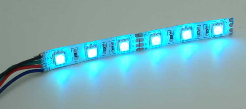 44-Key RGB LED Controller with IR Remote (12VDC)