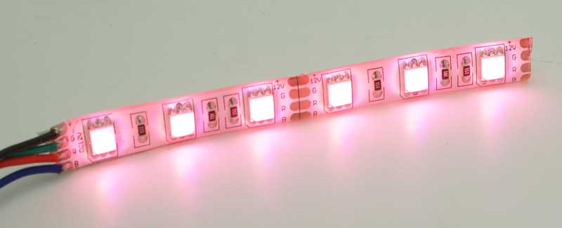 44-Key RGB LED Controller with IR Remote (12VDC)