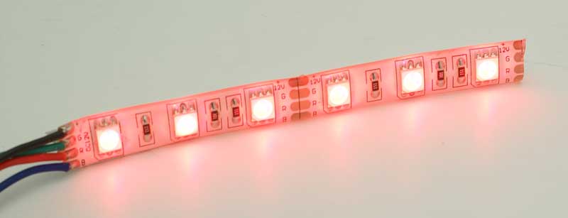 44-Key RGB LED Controller with IR Remote (12VDC)