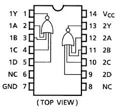 4002 DIP Dual 4-Input NOR Gate