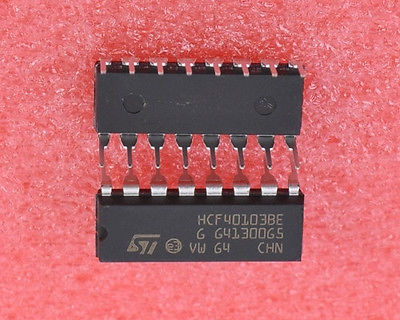 40103 DIP 8-Stage Presettable Synchronous 8-Bit Binary Down Counters