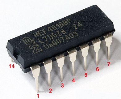 4016 DIP Quad Bilateral Switch