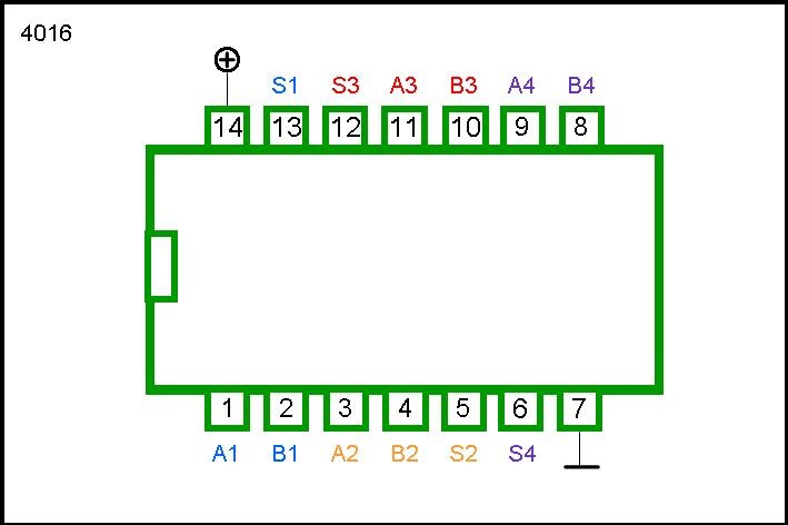 4016 DIP Quad Bilateral Switch - Image 2