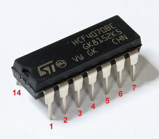 4070 DIP Quad XOR Gate