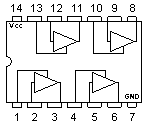 74126 DIP Quad Bus Buffer With Three-State Outputs, Positive Enable - Image 2