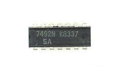 7492 DIP Divide-By-12 Counter (Separate Divide-By-2 AND Divide-By-6 Sections) - Image 2