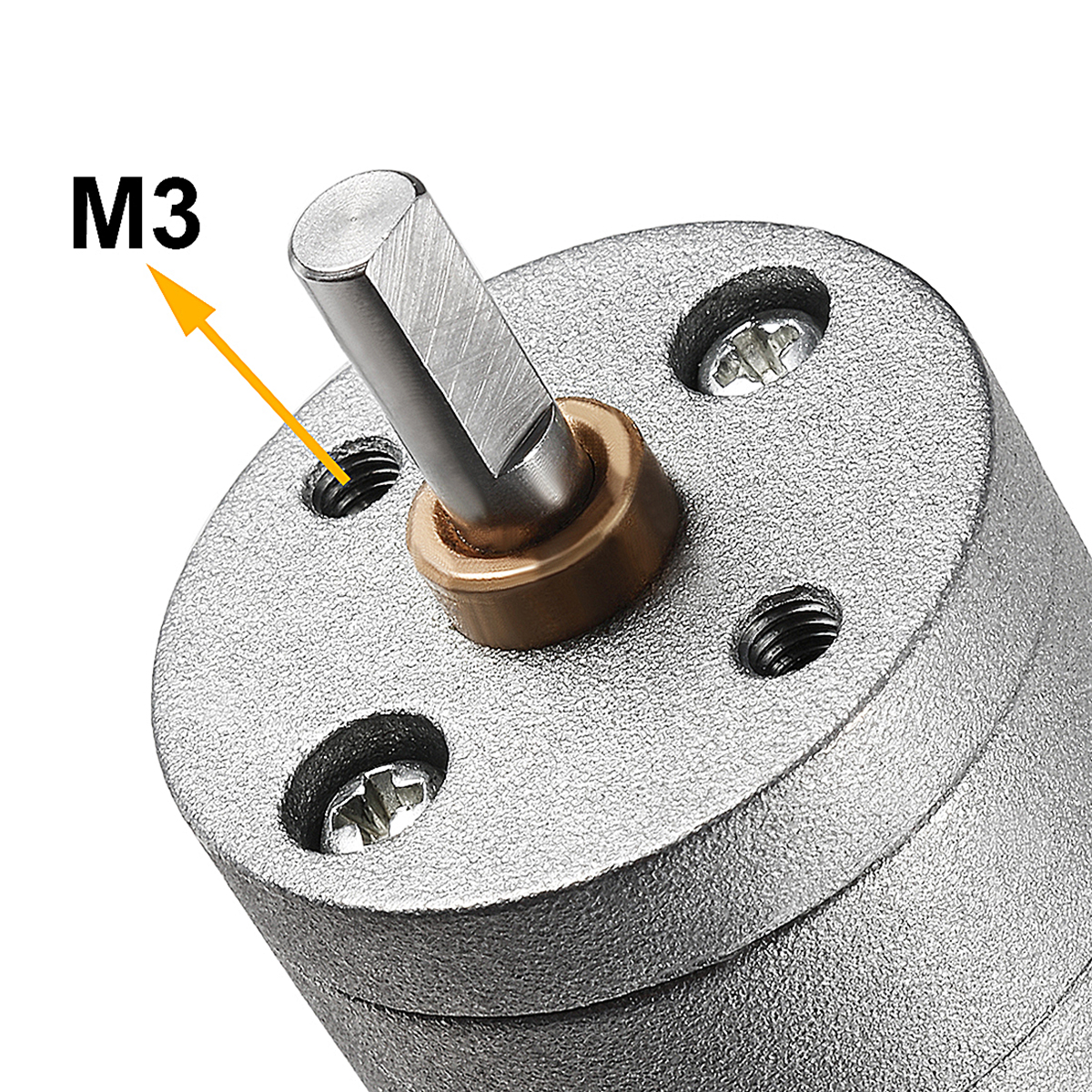 JGA25-370 DC Gearmotor 126 RPM with Encoder 12V