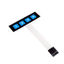 1x4 Keypad - Membrane Switch Keyboard - Image 3