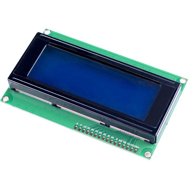 Character LCD 4x20 with large digits and blue backlight