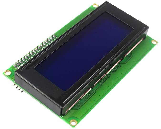 Character LCD 4x20 with large digits and blue backlight