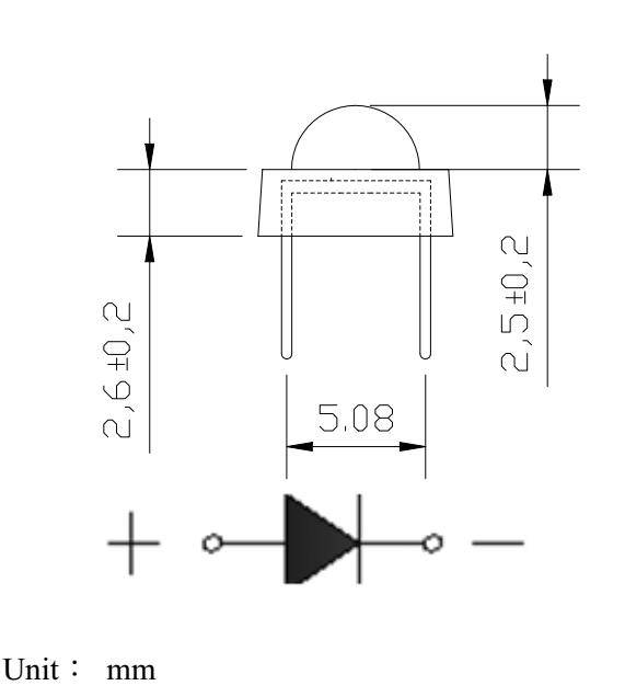 LED White/Yellow High Brightness 5mm