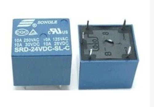General Purpose Relay SPDT (1 Form C) 24VDC Coil 12A Through Hole 5 Pin