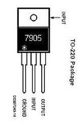 LM7905 – Negative Voltage Regulator IC – Fixed -5V Output