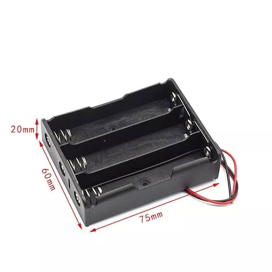 18650 Battery Holder 3-Slot