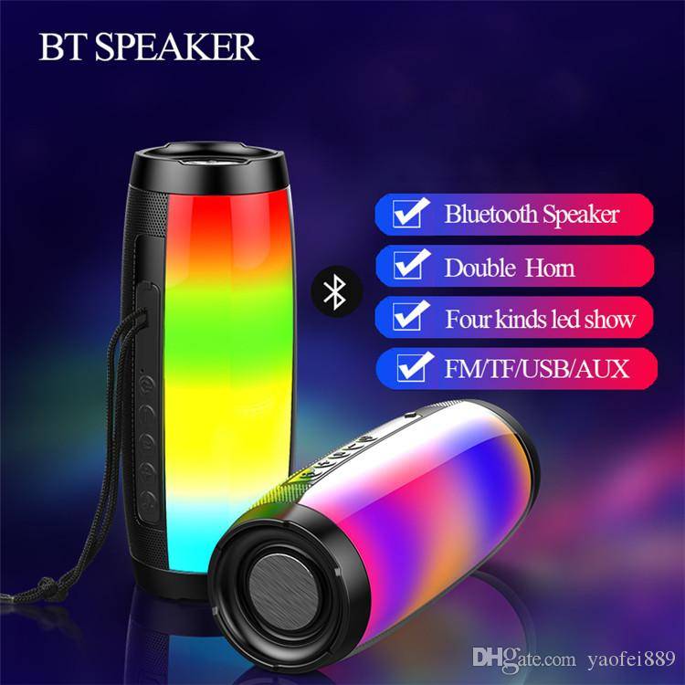 Wireless Portable LED Bluetooth Speaker 157 - Blue
