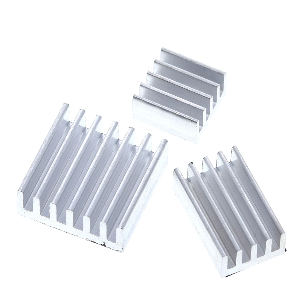 Heat Sink Set for Raspberry Pi 4B Board White 3 PCS