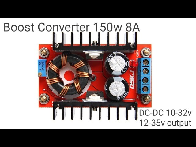 DC-DC Boost Converter Voltage Step Up Module 150W 6A