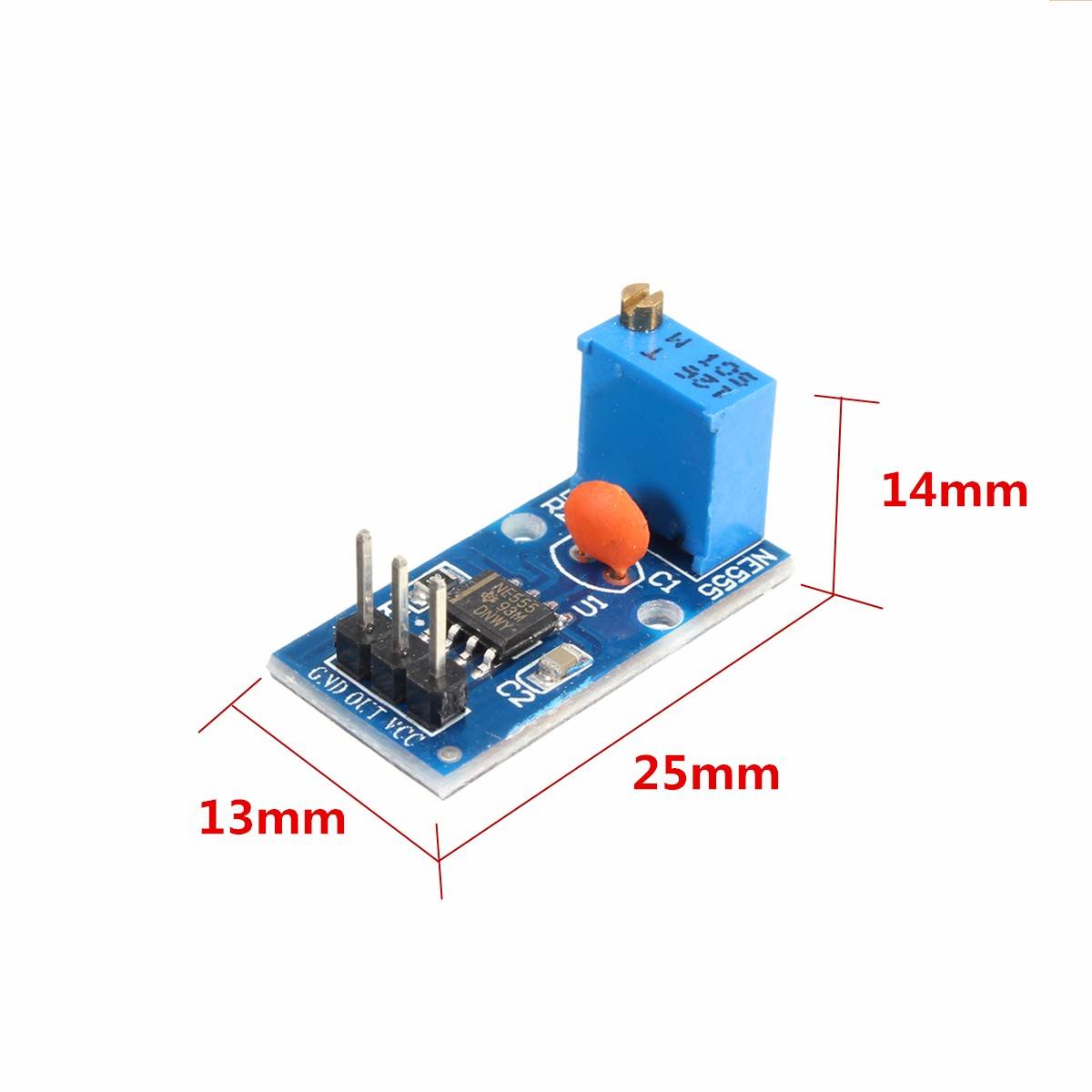 NE555 Adjustable Frequency Pulse Generator Module