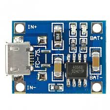 5V 1A TP4056 Lithium Battery Charging Module – Micro USB