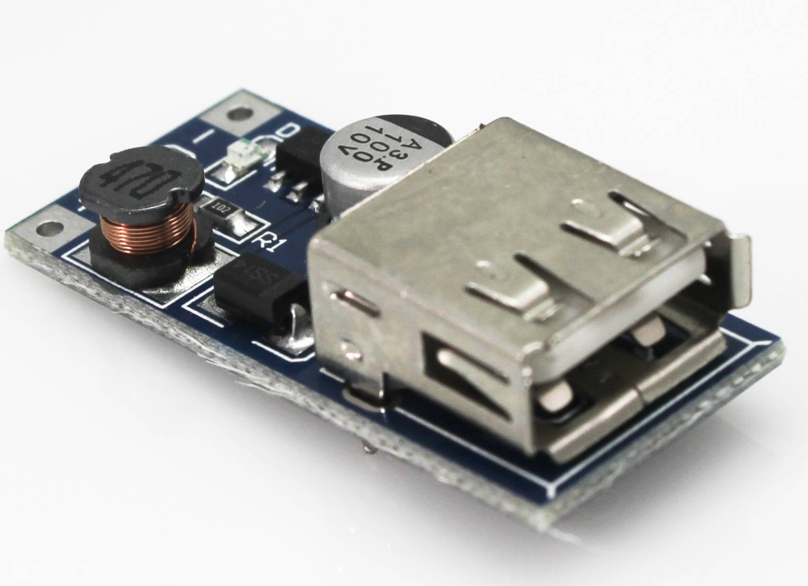 DC-DC USB Boost Step-up Converter 0.9V-5V to 5V