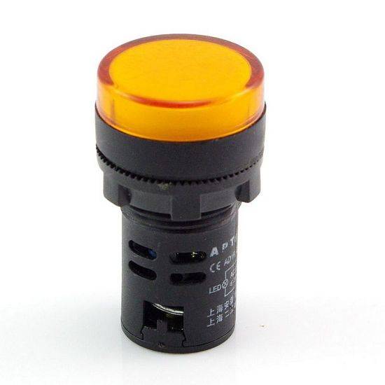 220V AC Indication Lamp AD22-22DS Yellow