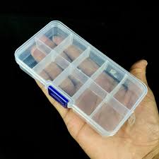 Components Storage Box 10 Grid 130X70X22mm Small