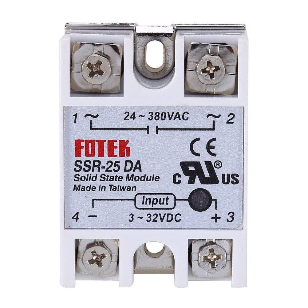 Solid State Relay 25A Input 3-32Vdc / Output 24~380Vac