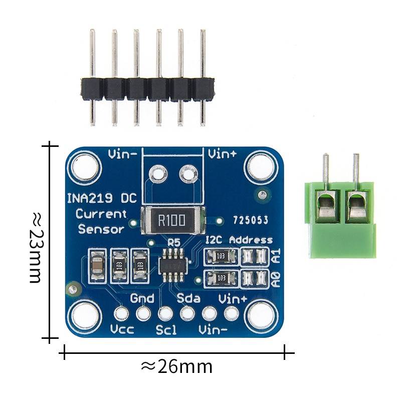 INA219 High Side DC Current Sensor (26V ±3.2A)