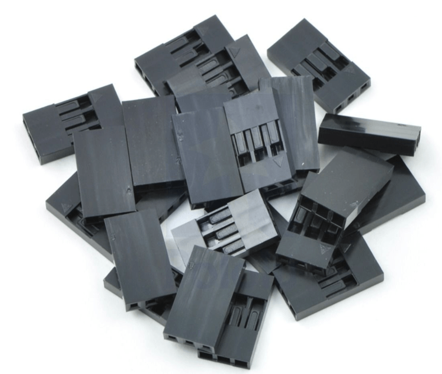 3 Pin Header Connector Housing For Dupont Wire Jumper Compact