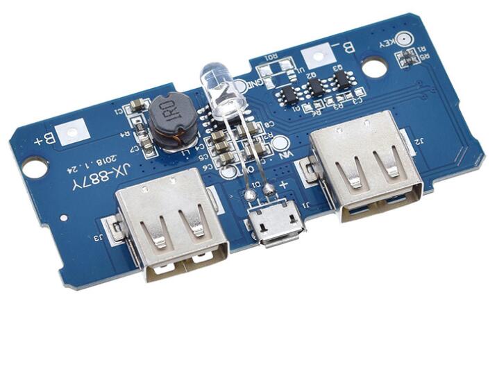 Power Bank Charger Module 5V 2A With Dual USB