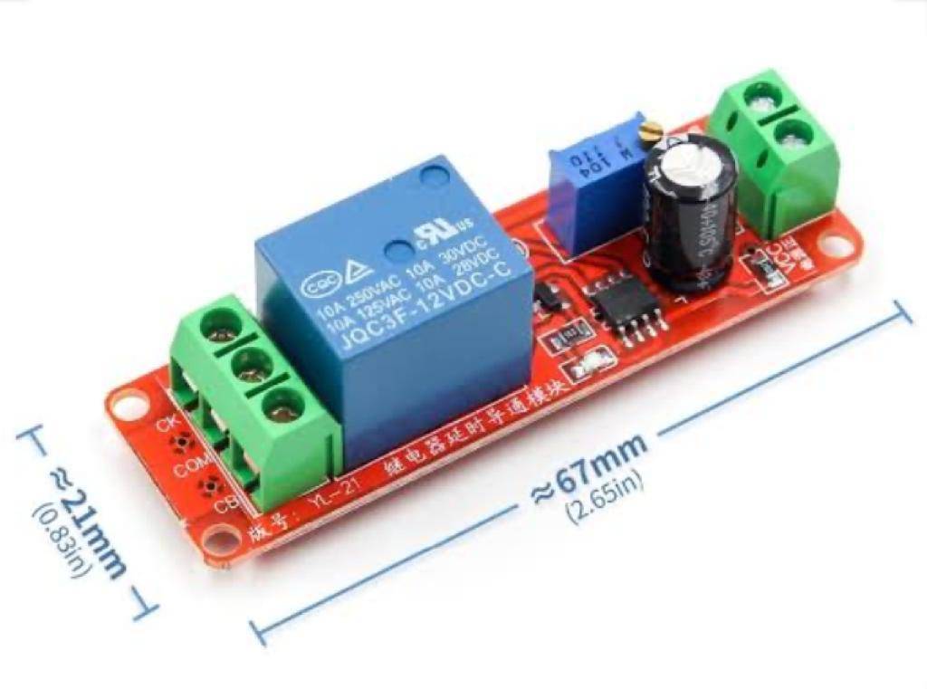 12V Delay Timer Switch Adjustable