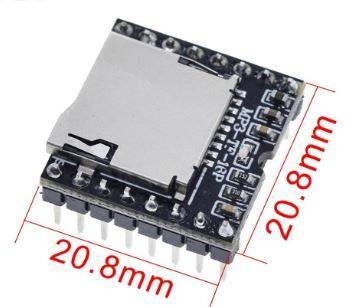 Mini MP3 Player Module ( MP3-TF-16P ) original ICs