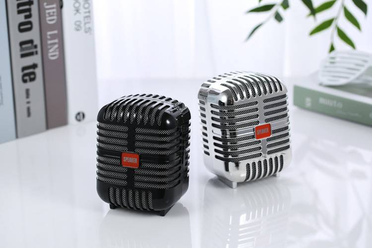 Wireless Bluetooth Speaker Metal USB TF Card T20 - Red