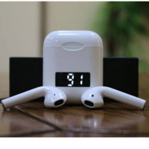 i99 TWS New Wireless Bluetooth Earbuds LED Digital Display 5.0 Bluetooth Headphone Stereo Headset - White