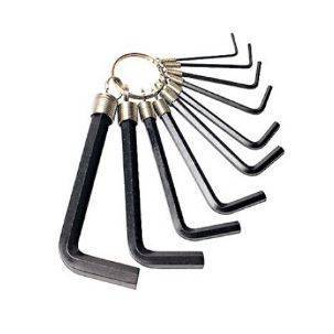 10 Pcs Hex Allen Keys Set Black - L keys