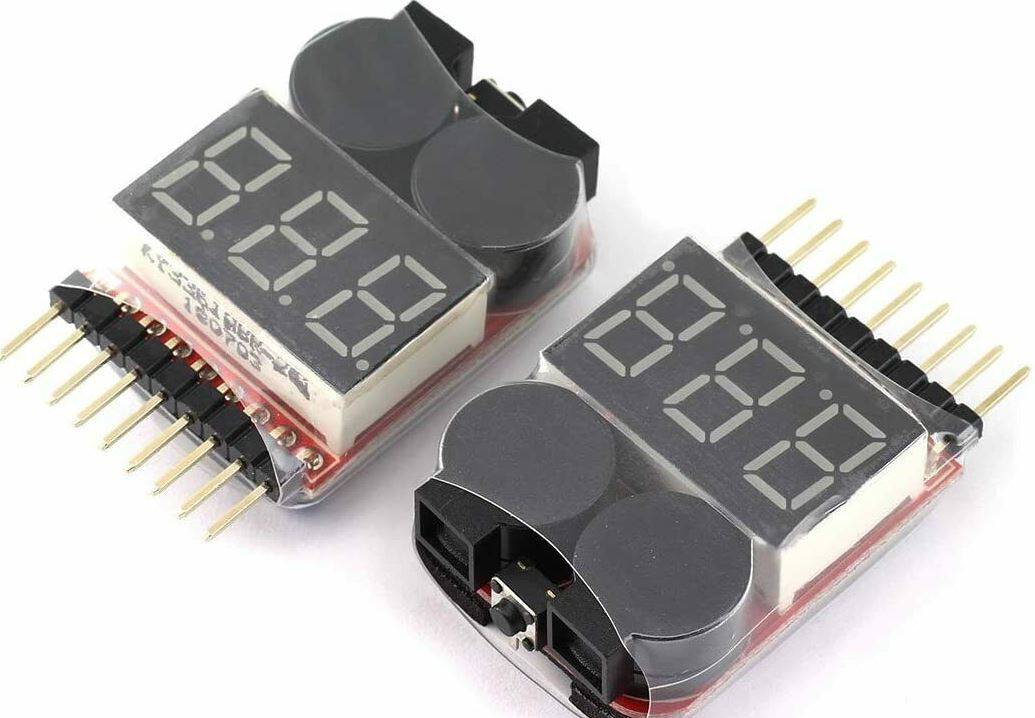 Lipo Battery Voltage Tester / Low Voltage Buzzer Alarm