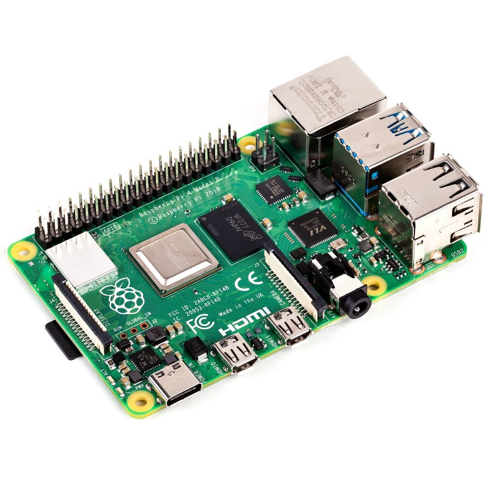 Raspberry Pi 4 Computer Model B – 4GB RAM – Made in UK