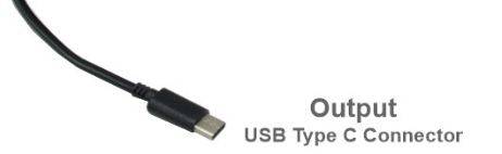 Wall Adapter Fixed Type C USB Output 5Vdc 3A With on off switch