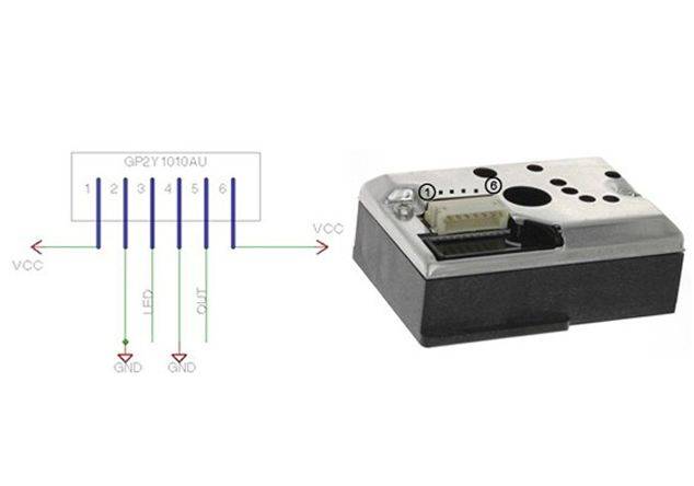 Air Quality and Dust Sensor GP2Y10