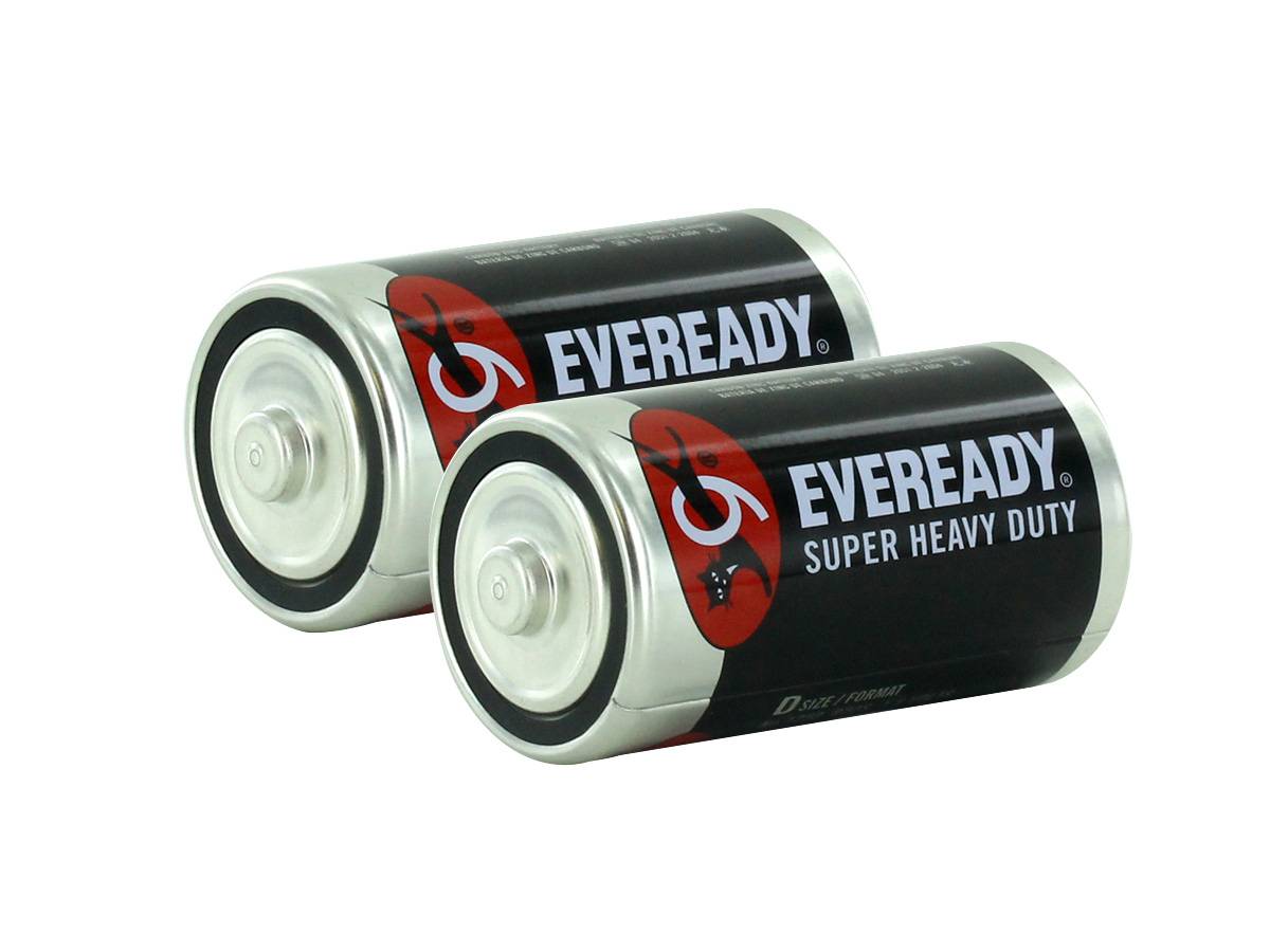 Eveready D-Size 1.5V Two Batteries