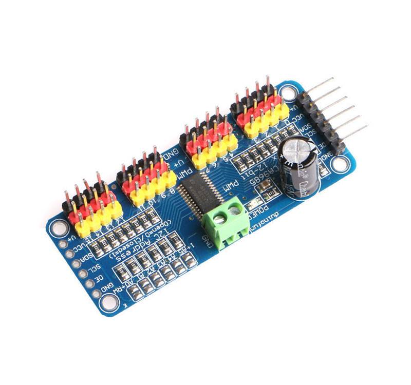 PCA9685 16-Channel 12-bit PWM Servo Motor Driver I2C Module for Arduino