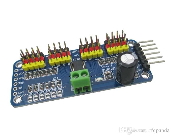 PCA9685 16-Channel 12-bit PWM Servo Motor Driver I2C Module for Arduino