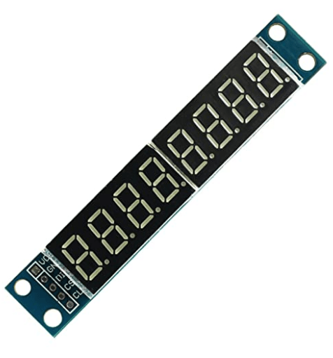 8 Digit Seven Segment Display Module with MAX7219