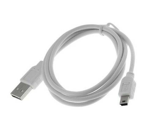 Premium USB White Cable For Arduino Nano 100Cm USB to Mini USB