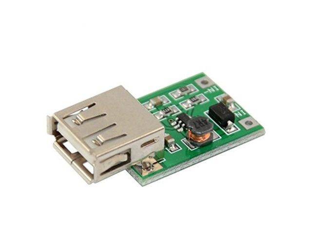 USB DC-DC Converter Step Up Boost Module (0.9V-5V to 5V 600mA)